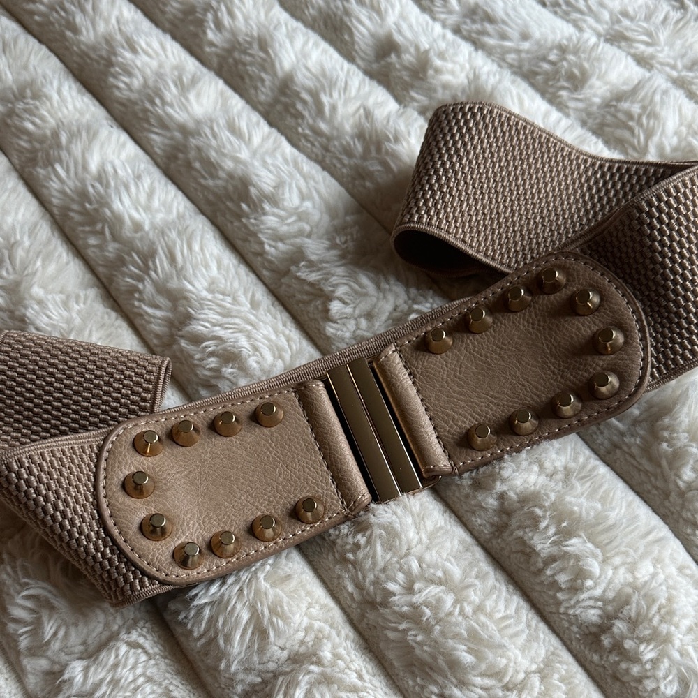 H&M Tan Studded Men's Belt